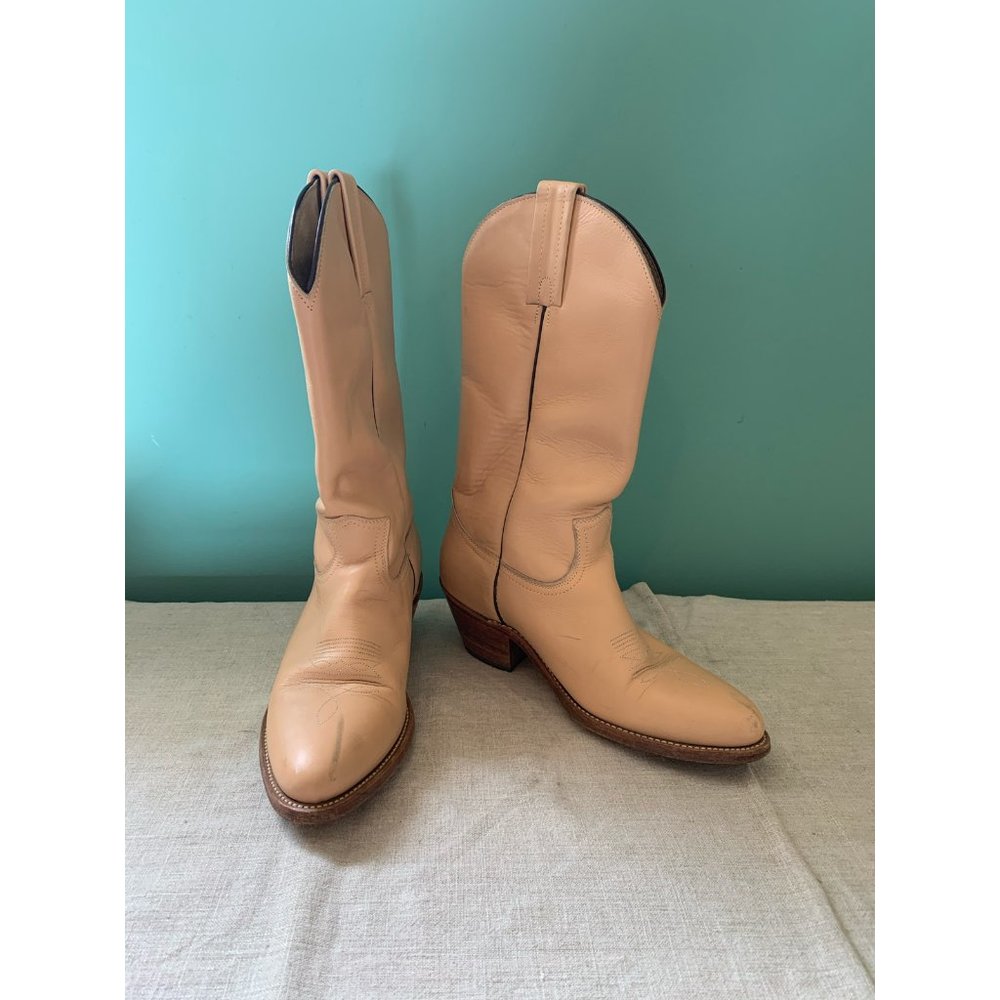 Frye Vintage Light Brown Cowboy Boots